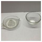 Pyrex Bowl & Glass Lemon Juicer