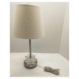 Jonathan Y Amelia Lotus crystal accent table lamp