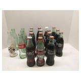 Group of vintage Cocal-Cola bottles