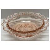 Anchor Hocking Pink Depression Glass Bowl