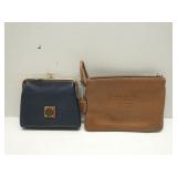Coach leather wallet and Dooney & Bourke wallet