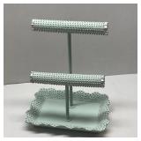 MInt Green Two Tier Jewelry Organizer