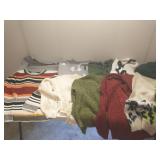Group of women's sweaters, sizes S & M
