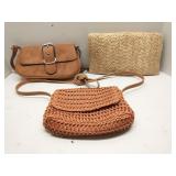 Group of women's purses