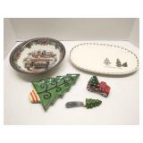 Group of Christmas items