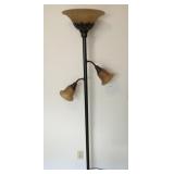 Elegant Designs 3-Light Torchiere Floor Lamp