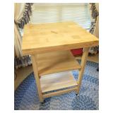 Oasis Island folding kitchen cart