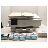 HP printer, ink and photo paper