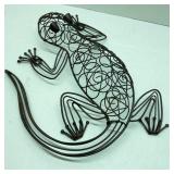 Metal Gecko Wall Art
