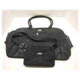 Lot of 2 black Baggallini purses