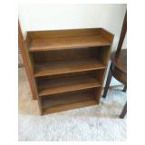Solid wood book shelf