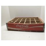 Vintage red wood Coca-Cola bottle crate