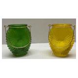 Amber & Green Glassware