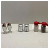 3 Sets of Salt & Pepper Shakers
