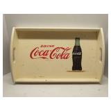 Wooden Coca-Cola serving tray
