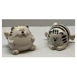 VTG  Pier 1 Salt & Pepper  Black / White Kitty