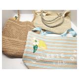Lot of 3 beach bags