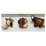 3 Vintage Fall Wall Plug in Nightlights
