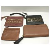 Group of women's wallets