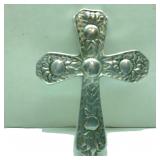 Vintage Pewter Cross Made in Mexico