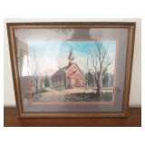 'Country School' by Randy Souders framed print