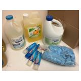 Group of Cleaning Products Bleach is UNOPENED