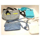 Lot of 4 Kipling purses