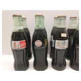 Group of vintage Cocal-Cola bottles