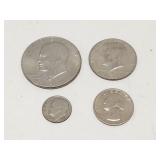 1976 Bicentennial Set of 4 Coins