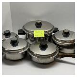 Lot of Lustre Craft Cookware with Lids