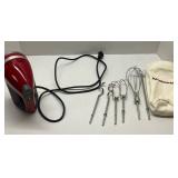 Kitchen  Aid Hand Mixer & Attachments