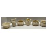 Group of 6 Irish Parian Porcelain Pieces