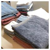 Large Lot of Bath Towels, Hand Towels