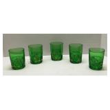 5 Antique Early American Pattern Glass (EAPG)