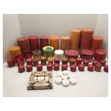 Large group of candles