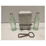 Coca-Cola toothpick holder, salt/pepper shakers &