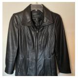 Jones New York Genuine Leather Jacket Size S