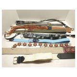 Group of women's belts