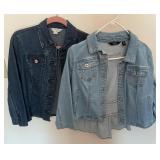 Lot of 2 Denim Jackets