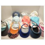 Group of hats and visors