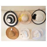 Group of women's hats