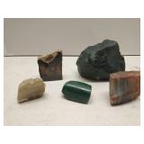 Group of stone samples