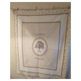 Handmade quilt, 45x56 edge wear