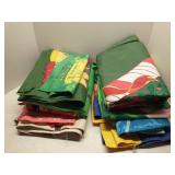 Group of garden flags