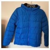 Swiss Tech Hooded Blue Winter Puffer Jacket Boys