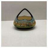 VTG Czech Basket with Handle - Handpainted