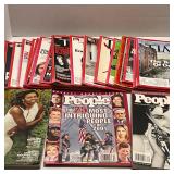 Lot of  21 Time, Vogue, & People Magazines