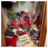 Huge Lot of 4th of  July & Christmas Supplies