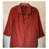Gallery Lightweight Hooded Raincoat Size Small