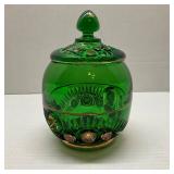 EAPG Antique Sugar Bowl w/ Lid  in the Esther
